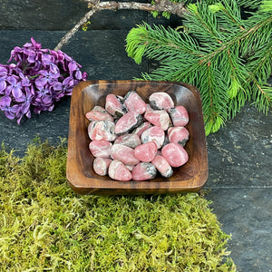 Rhodochrosite Small Tumbled Stones - 1/2 lb