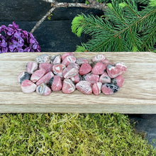 Load image into Gallery viewer, Rhodochrosite Small Tumbled Stones - 1/2 lb
