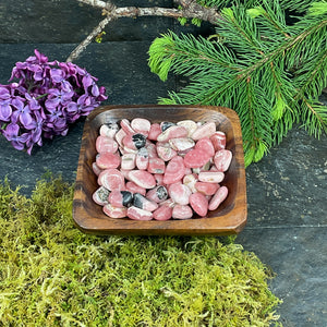 Rhodochrosite Small Tumbled Stones - 1/2 lb