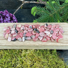 Load image into Gallery viewer, Rhodochrosite Small Tumbled Stones - 1/2 lb
