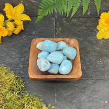 Load image into Gallery viewer, Larimar Tumbled Stones - 1/2 lb
