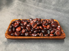 Load image into Gallery viewer, Red Tiger&#39;s Eye Tumbled Stones by Size - 1 lb
