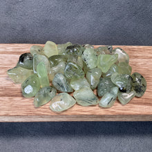 Load image into Gallery viewer, Prehnite w/ Epidote Tumbled Stones
