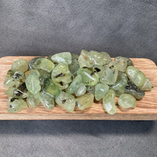 Load image into Gallery viewer, Prehnite w/ Epidote Tumbled Stones
