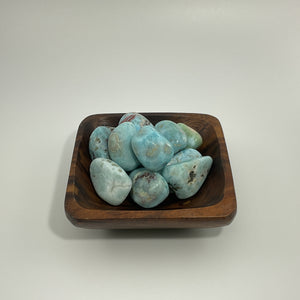 Larimar Tumbled Stones - 1/2 lb