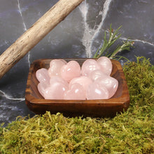Load image into Gallery viewer, Rose Quartz Small Hearts - 20 pcs
