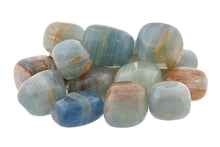 Load image into Gallery viewer, Aqua Calcite Large Tumbled Stones - 1 lb
