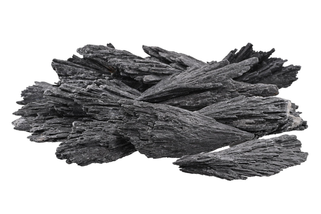 Black Kyanite Rough Fans by Size/Weight