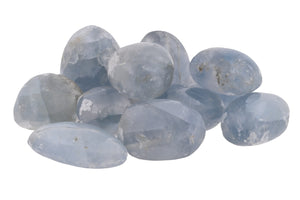 Celestite Tumbled Stones - 1 lb