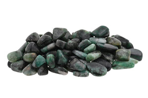 Emerald Tumbled Stones - 1/2 lb