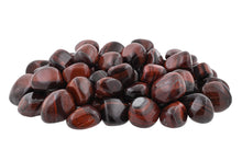 Load image into Gallery viewer, Red Tiger&#39;s Eye Tumbled Stones by Size - 1 lb
