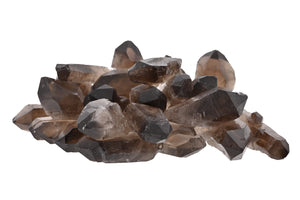 Smokey Quartz Crystal Points by Size - 1 lb