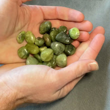 Load and play video in Gallery viewer, Serpentine Small Tumbled Stones - 1 lb
