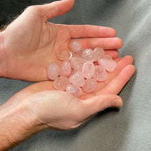 Load and play video in Gallery viewer, Rose Quartz Tumbled Stones - 1 lb
