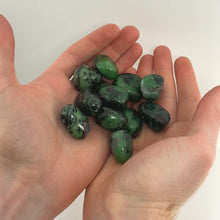 Load and play video in Gallery viewer, Ruby Zoisite Tumbled Stones - 1/2 lb
