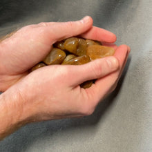 Load and play video in Gallery viewer, Hematoid Quartz (Natural Yellow) Tumbled Stones - 1 lb
