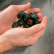 Load and play video in Gallery viewer, Bloodstone Tumbled Stones - 1 lb
