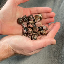 Load and play video in Gallery viewer, Rhodonite Small Tumbled Stones - 1 lb
