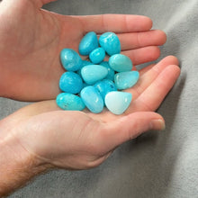Load and play video in Gallery viewer, Blue Aragonite Tumbled Stones - 1 lb
