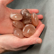 Load and play video in Gallery viewer, Hematoid Quartz (Natural) Small Palms - 1 lb
