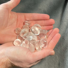 Load and play video in Gallery viewer, Clear Quartz Tumbled Stones - 1 lb
