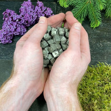 Load and play video in Gallery viewer, Pyrite Cubes - 1 lb
