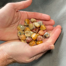 Load and play video in Gallery viewer, Crazy Lace Agate Tumbled Stones - 1 lb
