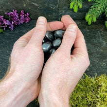 Load and play video in Gallery viewer, Hematite Tumbled Stones - 1 lb
