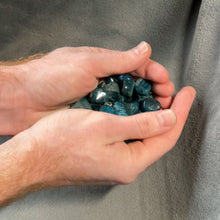 Load and play video in Gallery viewer, Blue Apatite Tumbled Stones - 1/2 lb
