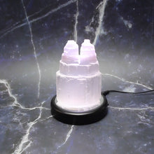 Load and play video in Gallery viewer, Selenite Small Double Castles
