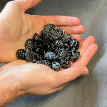 Load and play video in Gallery viewer, Snowflake Obsidian Tumbled Stones - 1 lb
