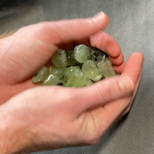 Load and play video in Gallery viewer, Prehnite w/ Epidote Tumbled Stones
