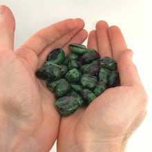 Load and play video in Gallery viewer, Ruby Zoisite Tumbled Stones - 1/2 lb
