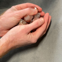 Load and play video in Gallery viewer, Hematoid Quartz (Heated) Tumbled Stones - 1 lb
