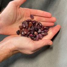 Load and play video in Gallery viewer, Ruby Tumbled Stones by Size - 1/2 lb
