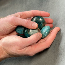 Load and play video in Gallery viewer, Blue Apatite Palms - 1 lb
