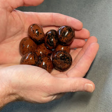 Load and play video in Gallery viewer, Mahogany Obsidian Pebbles / XL Tumbled - 1/2 lb
