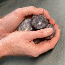 Load and play video in Gallery viewer, Lepidolite Palms - 1 lb
