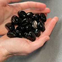 Load and play video in Gallery viewer, Hypersthene Tumbled Stones
