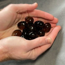 Load and play video in Gallery viewer, Smokey Quartz Tumbled Stones - 1/2 lb
