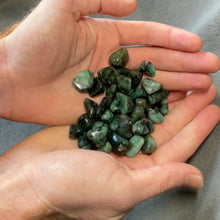 Load and play video in Gallery viewer, Emerald Tumbled Stones - 1/2 lb

