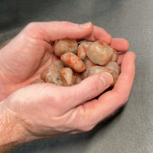 Load and play video in Gallery viewer, Sunstone Tumbled Stones - 1 lb
