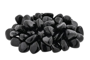 Black Tourmaline Small Tumbled Stones - 1/2 lb