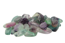 Load image into Gallery viewer, Rainbow Fluorite Tumbled Stones - 1 lb

