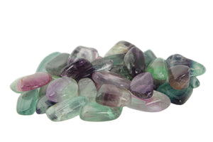 Rainbow Fluorite Tumbled Stones - 1 lb