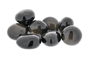 Gold Sheen Obsidian Pebbles / XL Tumbled - 1/2 lb