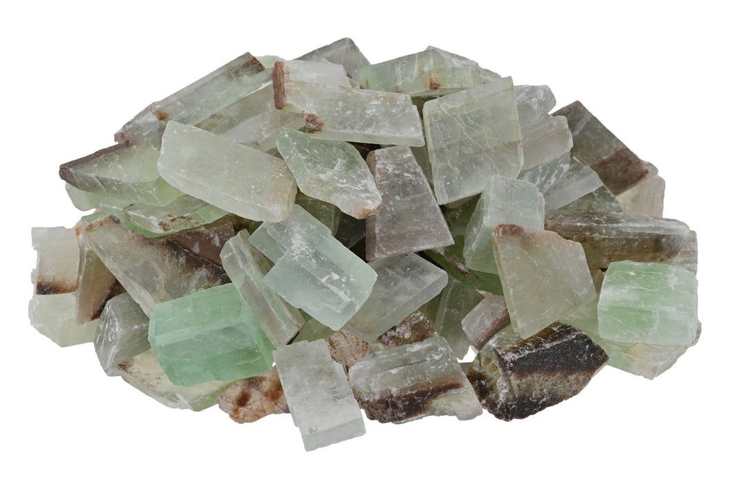 Green Calcite Rough Chunks - 1 lb