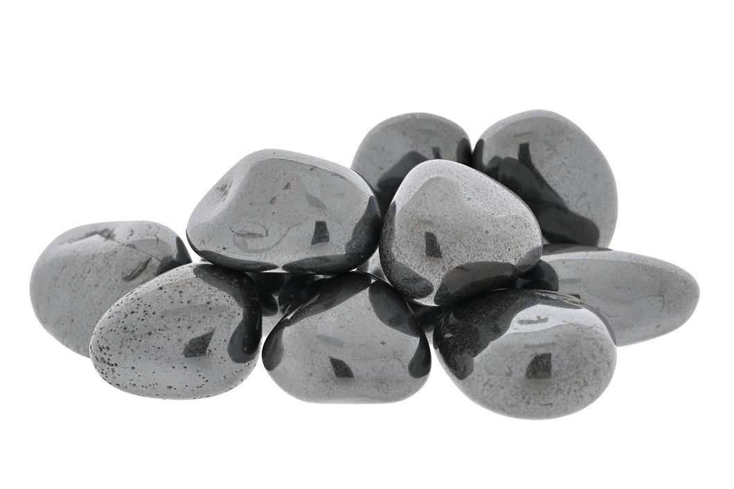 Hematite Tumbled Stones - 1 lb