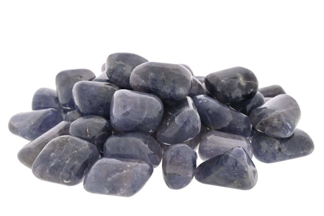 Iolite Tumbled Stones - 1 lb