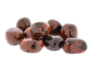 Mahogany Obsidian Pebbles / XL Tumbled - 1/2 lb
